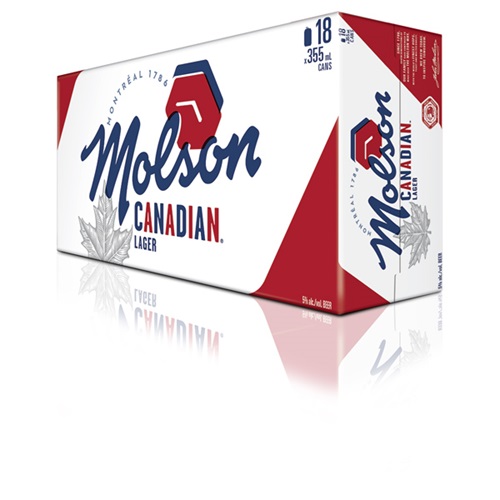 Molson Canadian Lager 18 Can Pack