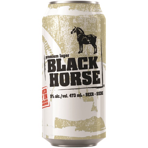 Black Horse Lager Can