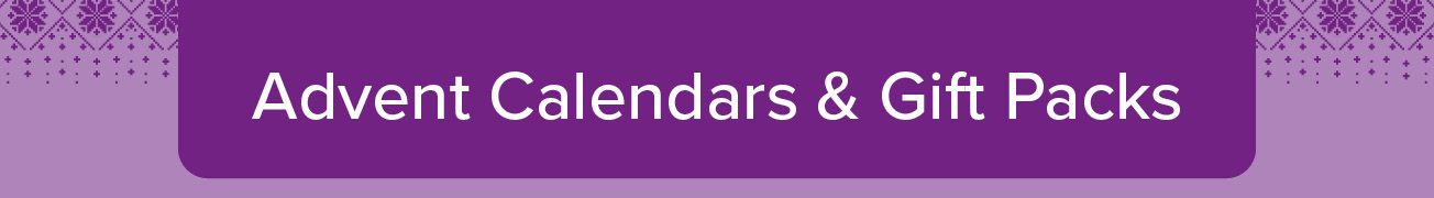 Advent Calendars and Gift Boxes at the NSLC on an ugly Christmas sweater background.