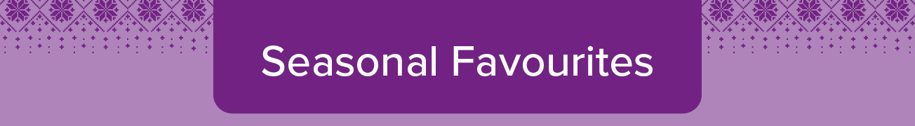 Seasonal Favourites at the NSLC on an ugly Christmas sweater background.